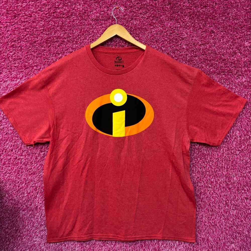 Pixar The incredibles Logo Tshirt size XL
